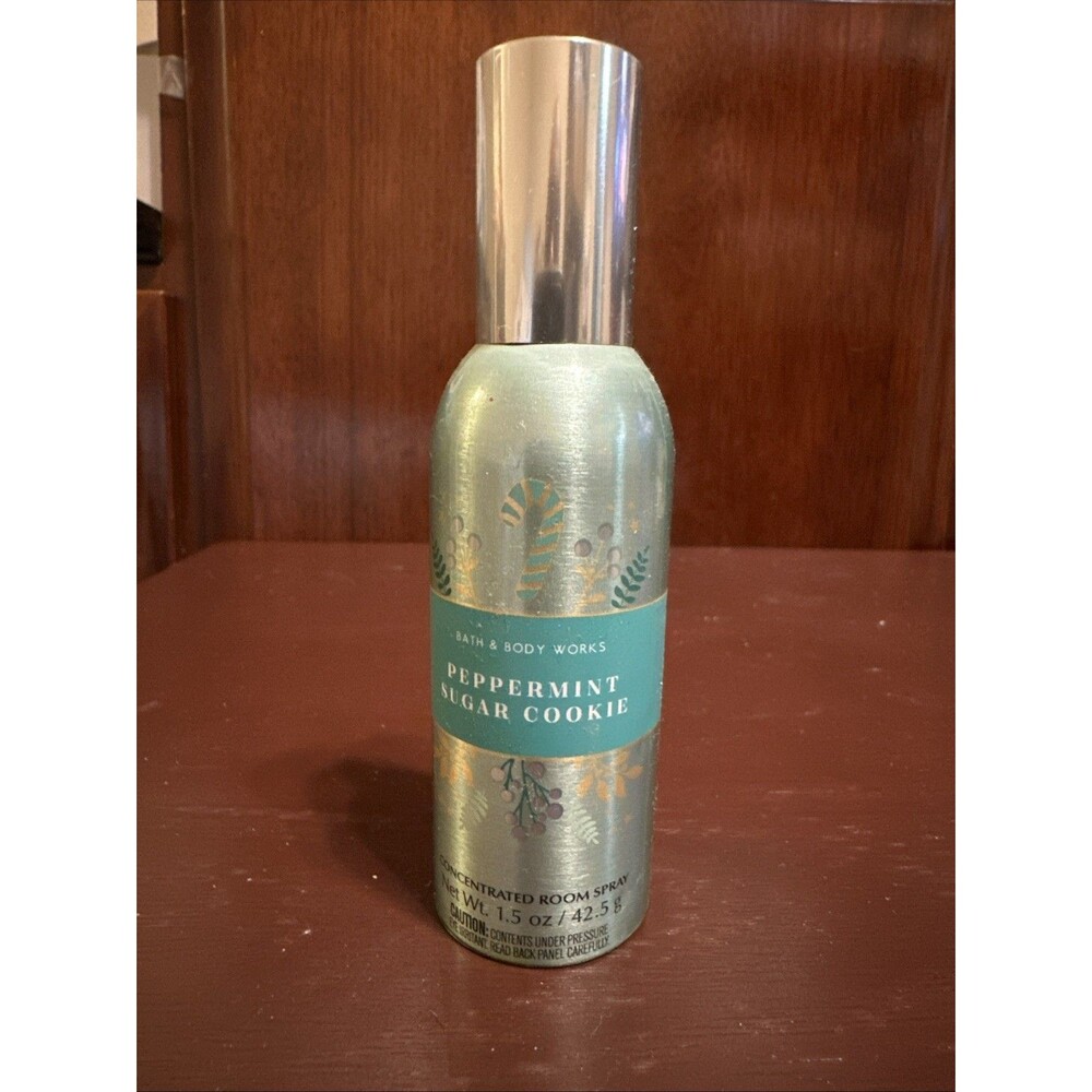 1 BATH BODY WORKS PEPPERMINT SUGAR COOKIE CONCENTRATED ROOM SPRAY AIR FRESHENER